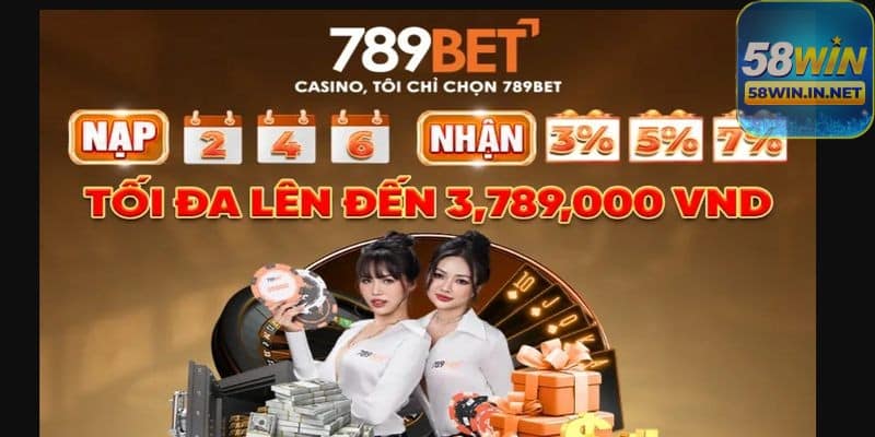 Các chương trình khuyến mãi hấp dẫn có thể có tại 789bet