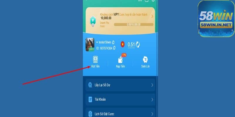 Người chơi có thể gặp phải một số vấn đề trong quá trình rút tiền 58Win